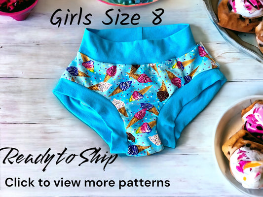 Girls Size 8 Briefs